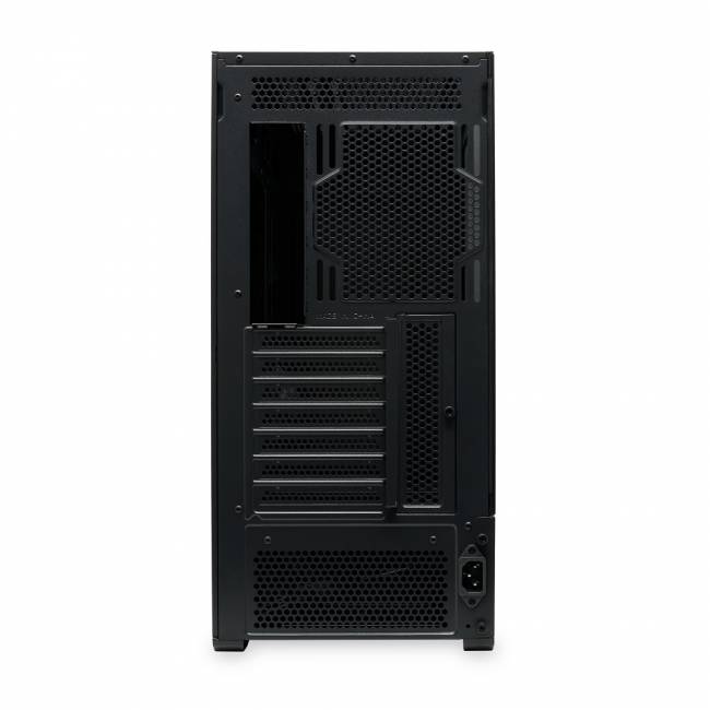 Корпус без блока питания HSPD M712-TGBK — для бизнеса и офиса Корпус без блока питания HSPD M712-TGBK — для бизнеса и офиса