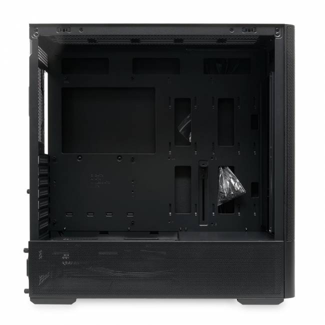 Корпус без блока питания HSPD M712-TGBK — для бизнеса и офиса Корпус без блока питания HSPD M712-TGBK — для бизнеса и офиса