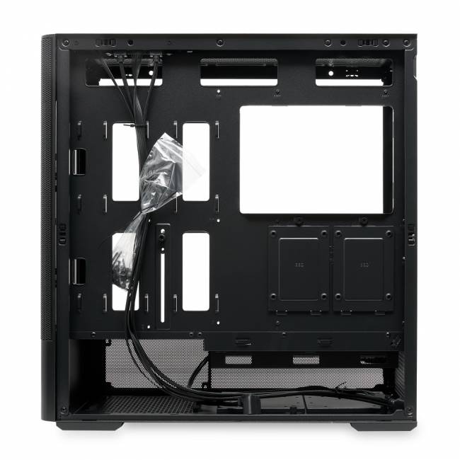Корпус без блока питания HSPD M712-TGBK — для бизнеса и офиса Корпус без блока питания HSPD M712-TGBK — для бизнеса и офиса