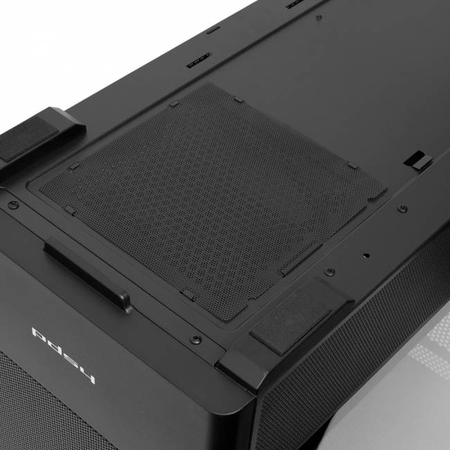 Корпус без блока питания HSPD M712-TGBK — для бизнеса и офиса Корпус без блока питания HSPD M712-TGBK — для бизнеса и офиса