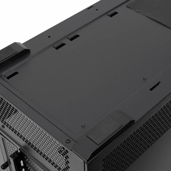Корпус без блока питания HSPD M712-TGBK — для бизнеса и офиса Корпус без блока питания HSPD M712-TGBK — для бизнеса и офиса
