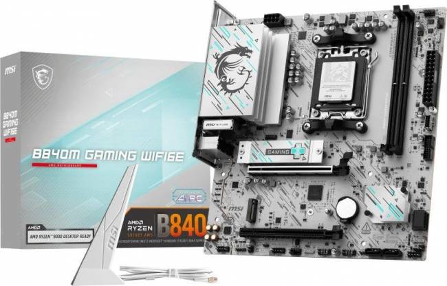Материнская плата MSI B840M GAMING PLUS WIFI6E — для бизнеса и офиса Материнская плата MSI B840M GAMING PLUS WIFI6E — для бизнеса и офиса