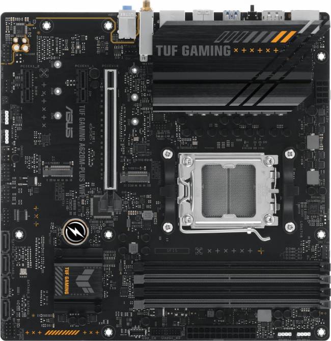 Материнская плата ASUS TUF GAMING A620M-PLUS WIFI — для бизнеса и офиса Материнская плата ASUS TUF GAMING A620M-PLUS WIFI — для бизнеса и офиса