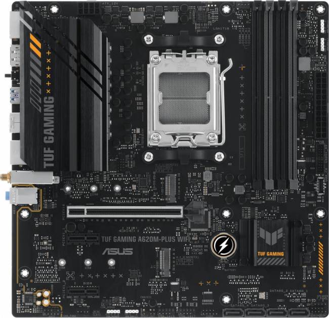 Материнская плата ASUS TUF GAMING A620M-PLUS WIFI — для бизнеса и офиса Материнская плата ASUS TUF GAMING A620M-PLUS WIFI — для бизнеса и офиса