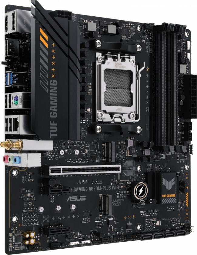 Материнская плата ASUS TUF GAMING A620M-PLUS WIFI — для бизнеса и офиса Материнская плата ASUS TUF GAMING A620M-PLUS WIFI — для бизнеса и офиса