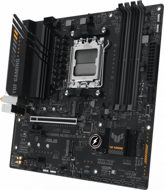 Материнская плата ASUS TUF GAMING A620M-PLUS WIFI — для бизнеса и офиса Материнская плата ASUS TUF GAMING A620M-PLUS WIFI — для бизнеса и офиса