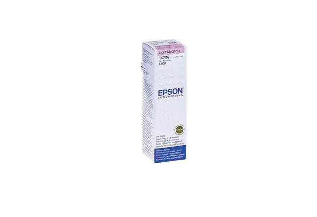 Чернила Epson L800/L1800/L810/L850 (O) C13T67364A/C13T673698, light magenta, 70ml — для бизнеса и офиса Чернила Epson L800/L1800/L810/L850 (O) C13T67364A/C13T673698, light magenta, 70ml — для бизнеса и офиса