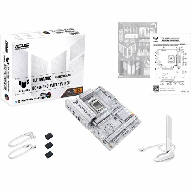 Материнская плата ASUS TUF GAMING B850-PRO WIFI7 W NEO (90MB1NW0-M0EAY0) — для бизнеса и офиса Материнская плата ASUS TUF GAMING B850-PRO WIFI7 W NEO (90MB1NW0-M0EAY0) — для бизнеса и офиса