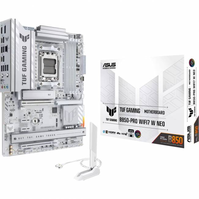 Материнская плата ASUS TUF GAMING B850-PRO WIFI7 W NEO (90MB1NW0-M0EAY0) — для бизнеса и офиса Материнская плата ASUS TUF GAMING B850-PRO WIFI7 W NEO (90MB1NW0-M0EAY0) — для бизнеса и офиса