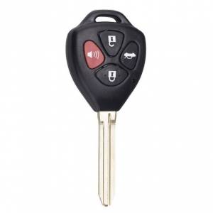 Корпус ключа TOYOTA 3+1 кнопки TOYO-15 TOY43 с лого
