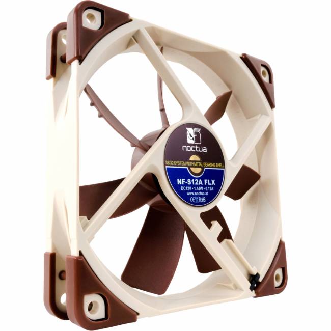 Кулер для корпуса Noctua NF-S12A FLX — для бизнеса и офиса Кулер для корпуса Noctua NF-S12A FLX — для бизнеса и офиса