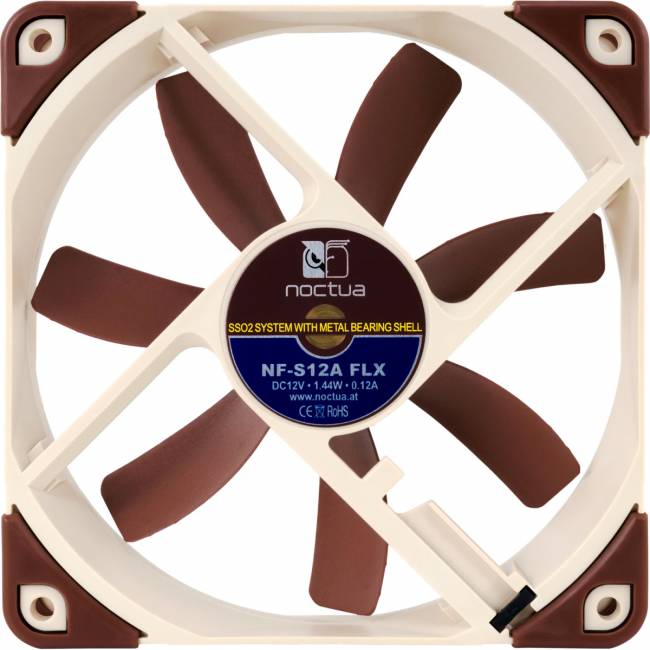Кулер для корпуса Noctua NF-S12A FLX — для бизнеса и офиса Кулер для корпуса Noctua NF-S12A FLX — для бизнеса и офиса