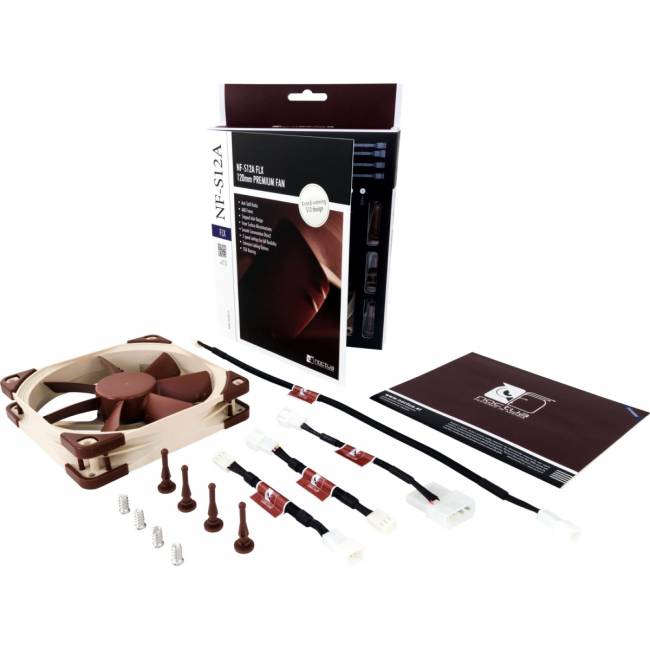 Кулер для корпуса Noctua NF-S12A FLX — для бизнеса и офиса Кулер для корпуса Noctua NF-S12A FLX — для бизнеса и офиса