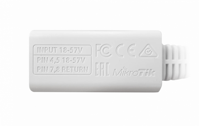 Инжектор Mikrotik RBGPOE — для бизнеса и офиса Инжектор Mikrotik RBGPOE — для бизнеса и офиса