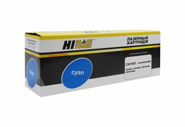 Тонер-картридж Hi-Black (HB-44315323/44315307) для OKI C610, C, 6K — для бизнеса и офиса Тонер-картридж Hi-Black (HB-44315323/44315307) для OKI C610, C, 6K — для бизнеса и офиса