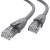 GCR Патч-корд прямой 2.0m UTP кат.6, серый, 24 AWG, ethernet high speed, RJ45, T568B, GCR-52592 Greenconnect RJ45(m) - RJ45(m) Cat.6 UTP  2м серый — для бизнеса и офиса