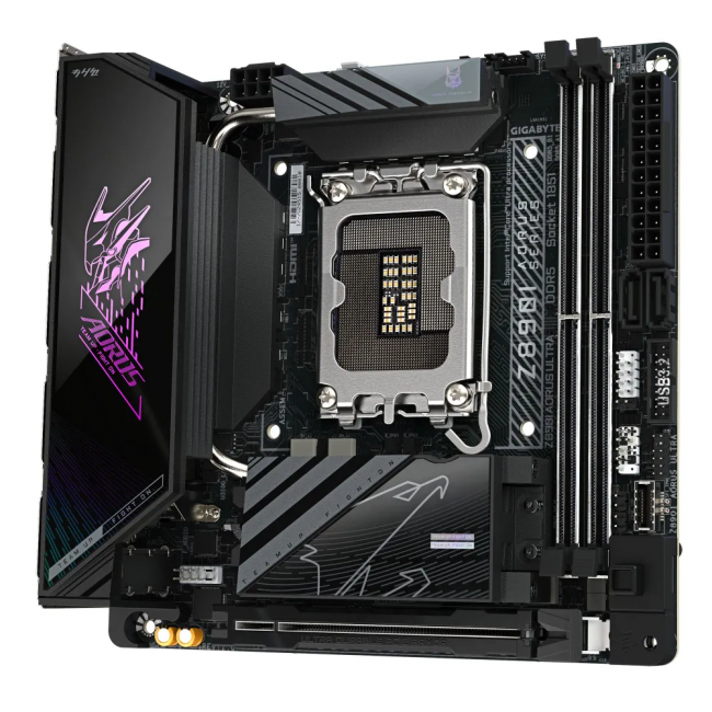 Материнская плата GIGABYTE Z890I AORUS ULTRA — для бизнеса и офиса Материнская плата GIGABYTE Z890I AORUS ULTRA — для бизнеса и офиса