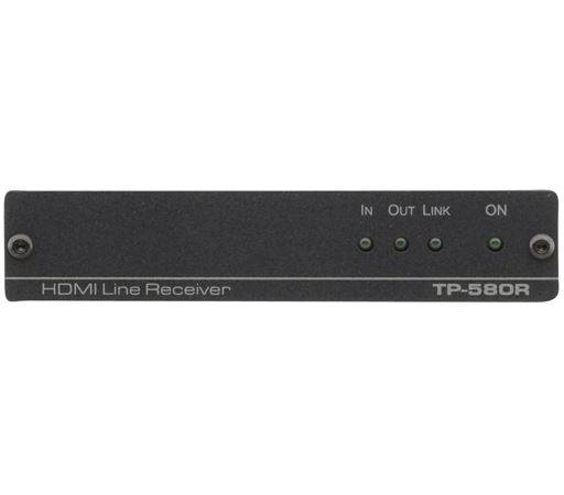 Приемник HDMI, RS-232 и ИК по витой паре HDBaseT; до 70 м, поддержка 4К60 4:2:0 Kramer TP-580R — для бизнеса и офиса Приемник HDMI, RS-232 и ИК по витой паре HDBaseT; до 70 м, поддержка 4К60 4:2:0 Kramer TP-580R — для бизнеса и офиса