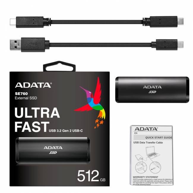 Твердотельный накопитель ADATA SE760 — для бизнеса и офиса Твердотельный накопитель ADATA SE760 — для бизнеса и офиса