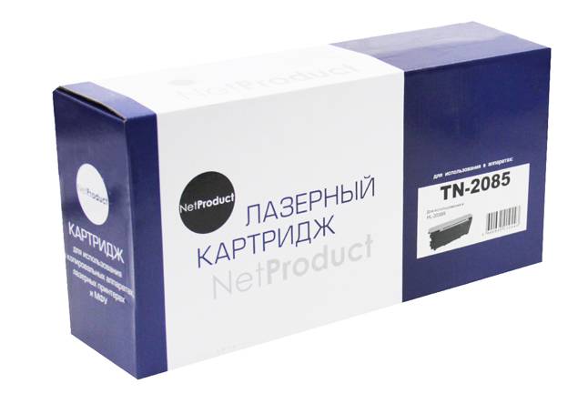 Тонер-картридж NetProduct (N-TN-2085) для Brother HL-2035R, 1,5K — для бизнеса и офиса Тонер-картридж NetProduct (N-TN-2085) для Brother HL-2035R, 1,5K — для бизнеса и офиса