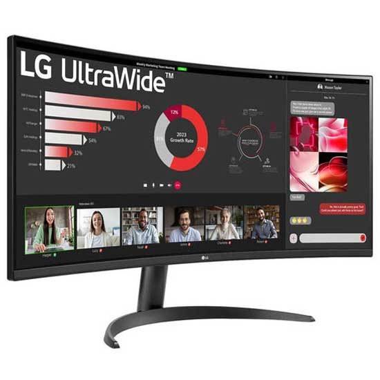 Монитор LG LCD 34WR50QC-B LG 34WR50QC-B — для бизнеса и офиса Монитор LG LCD 34WR50QC-B LG 34WR50QC-B — для бизнеса и офиса