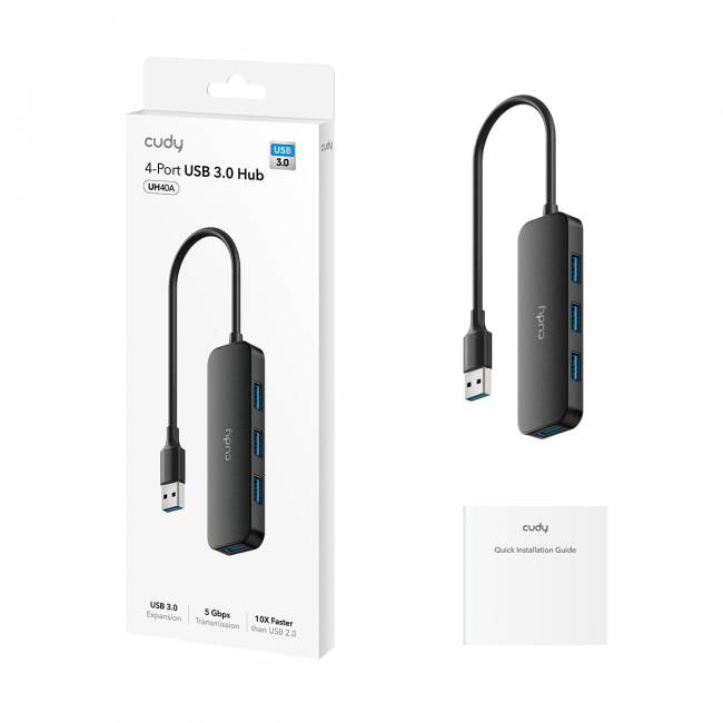Адаптер Cudy UH40A — для бизнеса и офиса Адаптер Cudy UH40A — для бизнеса и офиса