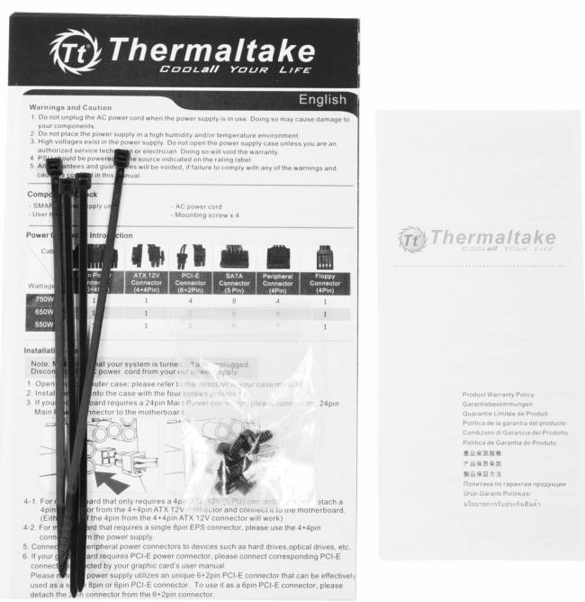 Блок питания Thermaltake PS-SPR-0750NHSABE-1 — для бизнеса и офиса Блок питания Thermaltake PS-SPR-0750NHSABE-1 — для бизнеса и офиса