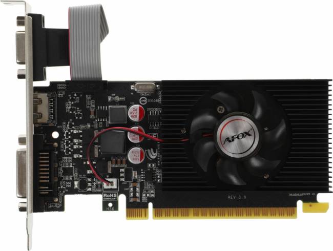 Видеокарта AFOX CORPORATION AF220-1024D3L2 — для бизнеса и офиса Видеокарта AFOX CORPORATION AF220-1024D3L2 — для бизнеса и офиса
