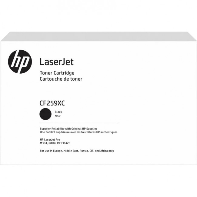 Тонер-картридж HP 59X Black LaserJet Contract Toner Cartridge (CF259XC) — для бизнеса и офиса Тонер-картридж HP 59X Black LaserJet Contract Toner Cartridge (CF259XC) — для бизнеса и офиса