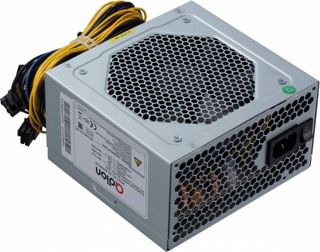 Блок питания 450Вт FSP QDION QD-450PNR 80+ ATX — для бизнеса и офиса Блок питания 450Вт FSP QDION QD-450PNR 80+ ATX — для бизнеса и офиса