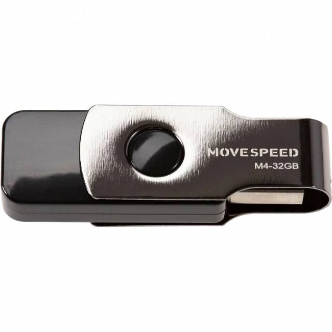 USB2.0 32GB Move Speed М4 черный Move Speed 32GB М4 (M4-32G) — для бизнеса и офиса