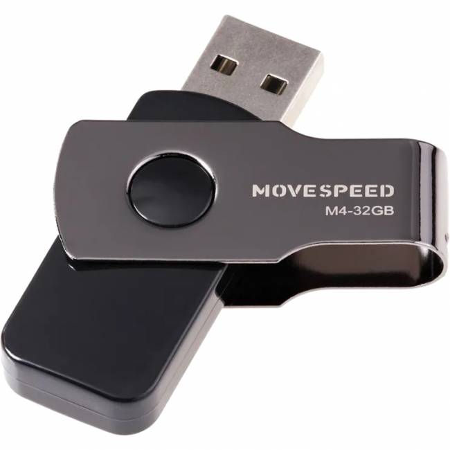 USB2.0 32GB Move Speed М4 черный Move Speed 32GB М4 (M4-32G) — для бизнеса и офиса