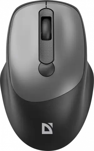 Defender Беспроводная оптическая мышь Feam MM-296 черный,4D,800-1600dpi,бесшумн Defender 52296