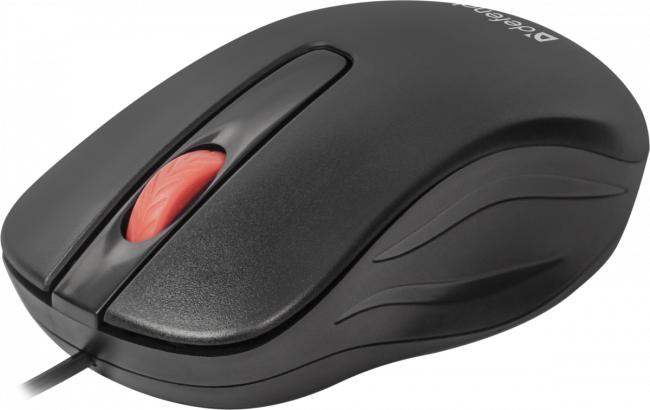 Defender Проводная оптическая мышь Point MM-756 черный,3 кнопки,1000 dpi Defender Point MM-756 — для бизнеса и офиса