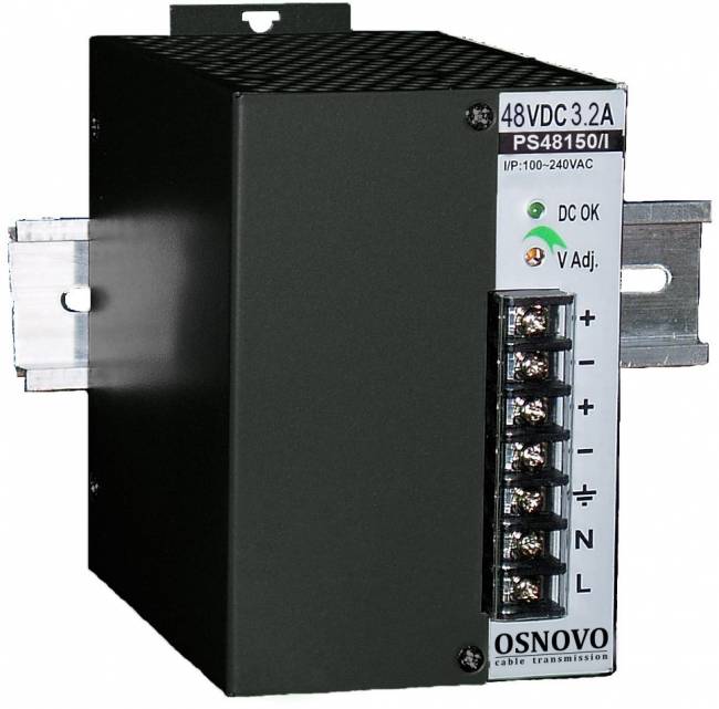 Блок питания OSNOVO PS-48150/I — для бизнеса и офиса Блок питания OSNOVO PS-48150/I — для бизнеса и офиса