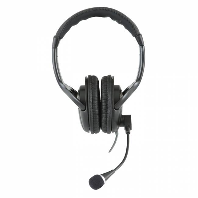 Наушники с микрофоном SVEN AP-670MV, черный SVEN AP-670MV — для бизнеса и офиса