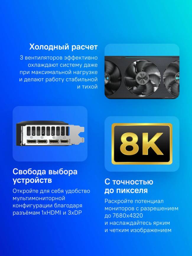 Видеокарта Gigabyte GV-N5070EAGLE OC-12GD 1.0 — для бизнеса и офиса Видеокарта Gigabyte GV-N5070EAGLE OC-12GD 1.0 — для бизнеса и офиса