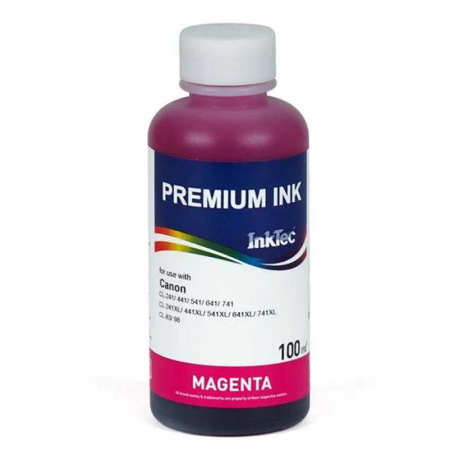 Чернила InkTec (C5041) для Canon CL-441/441CXL, M, 0,1 л. (ориг.фасовка) — для бизнеса и офиса Чернила InkTec (C5041) для Canon CL-441/441CXL, M, 0,1 л. (ориг.фасовка) — для бизнеса и офиса