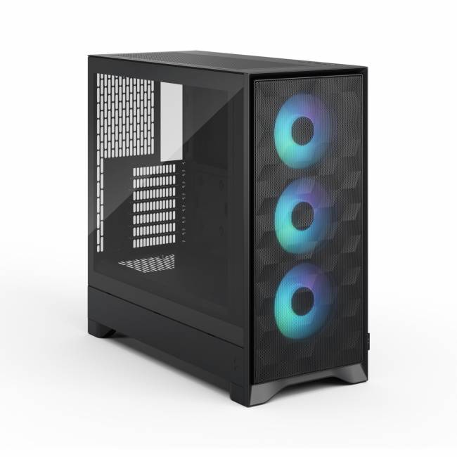 Корпус ПК без блока питания Fractal Design Pop 2 Air TG RGB Black — для бизнеса и офиса Корпус ПК без блока питания Fractal Design Pop 2 Air TG RGB Black — для бизнеса и офиса