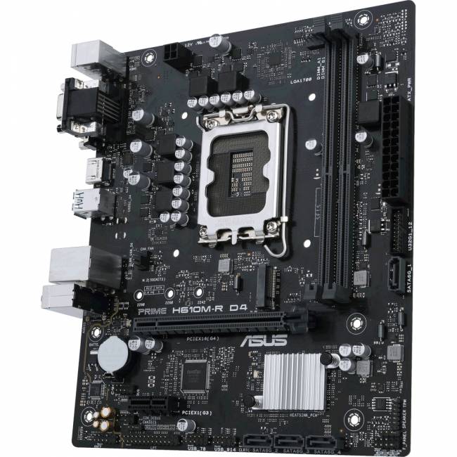 Материнская плата ASUS PRIME H610M-R D4-SI (90MB1B40-M0ECY0) — для бизнеса и офиса Материнская плата ASUS PRIME H610M-R D4-SI (90MB1B40-M0ECY0) — для бизнеса и офиса