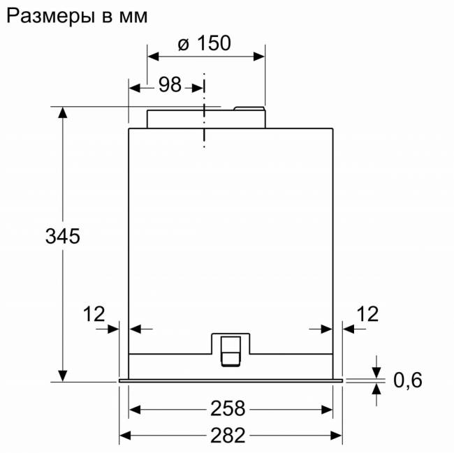 Вытяжка BOSCH Bosch DLN56AC50 — для бизнеса и офиса