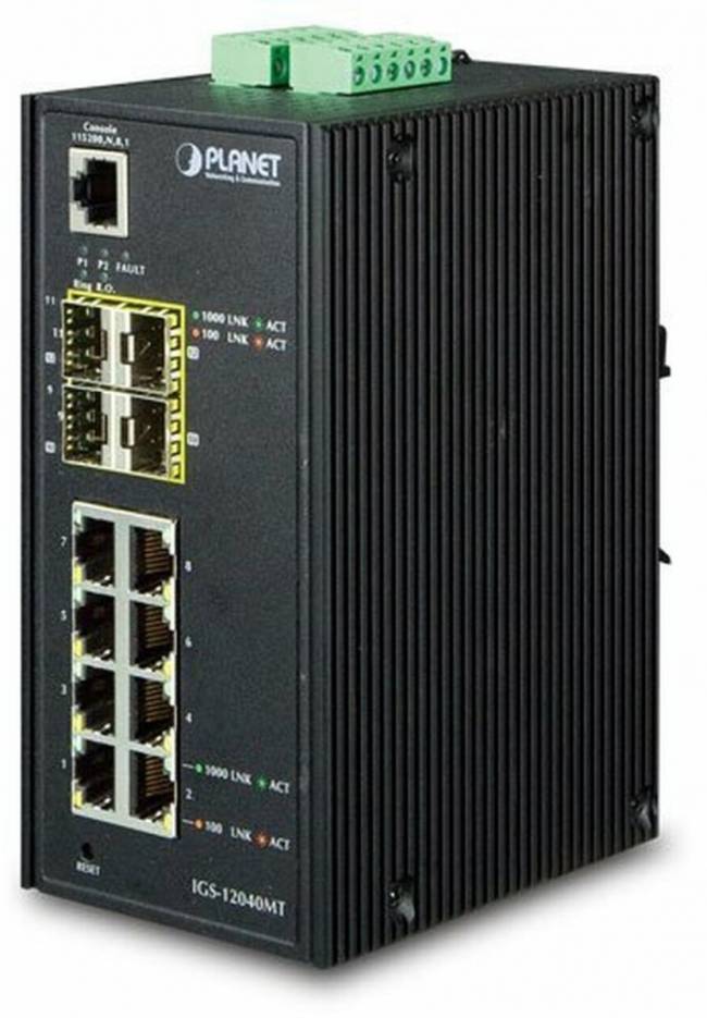 IGS-12040MT индустриальный управляемый коммутатор Planet IGS-12040MT — для бизнеса и офиса IGS-12040MT индустриальный управляемый коммутатор Planet IGS-12040MT — для бизнеса и офиса