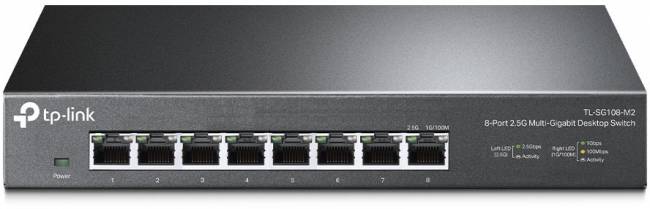 Коммутатор Коммутатор TP-Link TL-SG108-M2 — для бизнеса и офиса Коммутатор Коммутатор TP-Link TL-SG108-M2 — для бизнеса и офиса