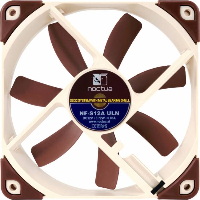 Кулер для корпуса Noctua NF-S12A ULN — для бизнеса и офиса Кулер для корпуса Noctua NF-S12A ULN — для бизнеса и офиса