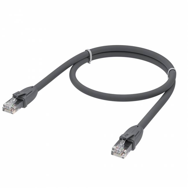GCR Патч-корд прямой 3.0m UTP кат.6, серый, 24 AWG, ethernet high speed, RJ45, T568B, GCR-52593 Greenconnect RJ45(m) - RJ45(m) Cat.6 UTP  3м серый — для бизнеса и офиса