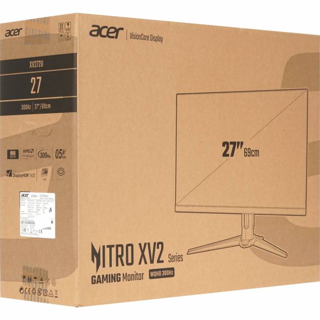 Монитор ACER Nitro XV272UF3bmiiprx (UM.HX2CD.303) — для бизнеса и офиса Монитор ACER Nitro XV272UF3bmiiprx (UM.HX2CD.303) — для бизнеса и офиса