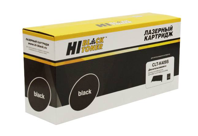 Тонер-картридж Hi-Black (HB-CLT-K409S) для Samsung CLP-310/315/CLX-3170fn/3175, Bk, 1,5K — для бизнеса и офиса Тонер-картридж Hi-Black (HB-CLT-K409S) для Samsung CLP-310/315/CLX-3170fn/3175, Bk, 1,5K — для бизнеса и офиса