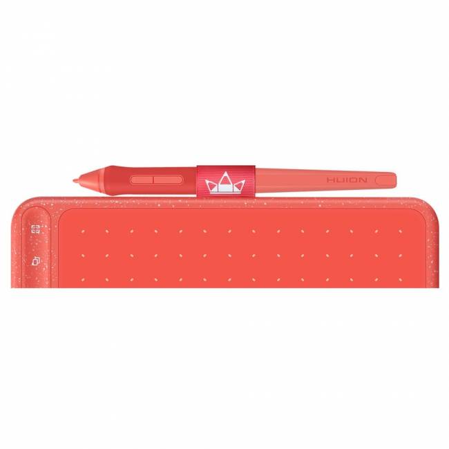 Графический планшет Huion HS611 Coral Red — для бизнеса и офиса Графический планшет Huion HS611 Coral Red — для бизнеса и офиса