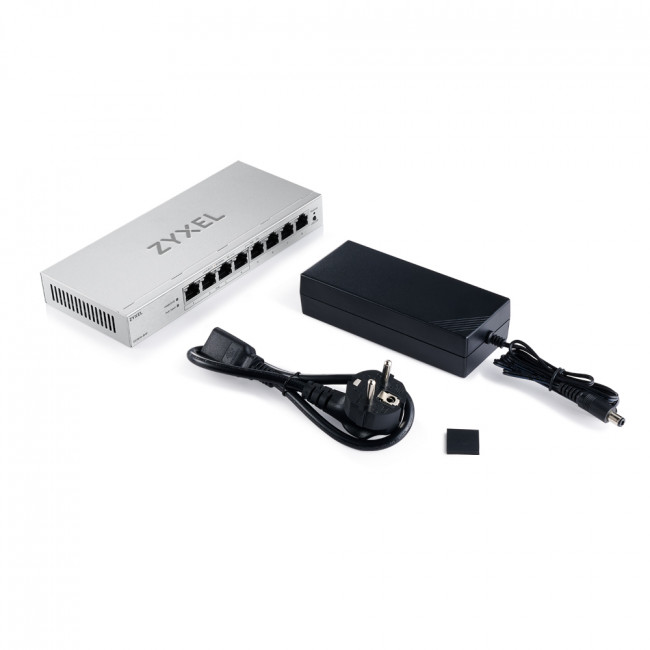 Коммутатор ZYXEL GS1200-8HPV3-EU0101F — для бизнеса и офиса