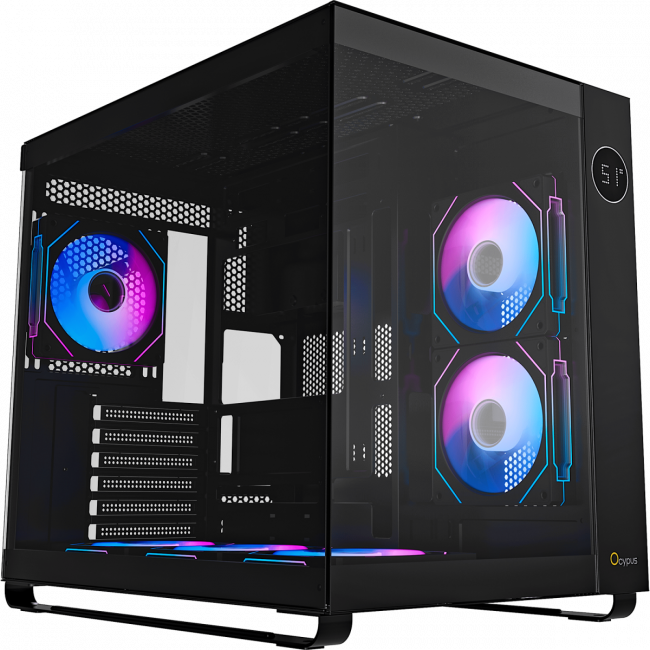 Корпус ПК без блока питания Ocypus Iota-C70-BKD600XX-GL — для бизнеса и офиса Корпус ПК без блока питания Ocypus Iota-C70-BKD600XX-GL — для бизнеса и офиса